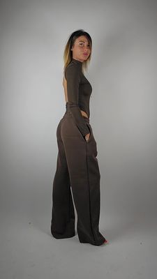 PANTATUTA FELPATO CIOCCOLATO