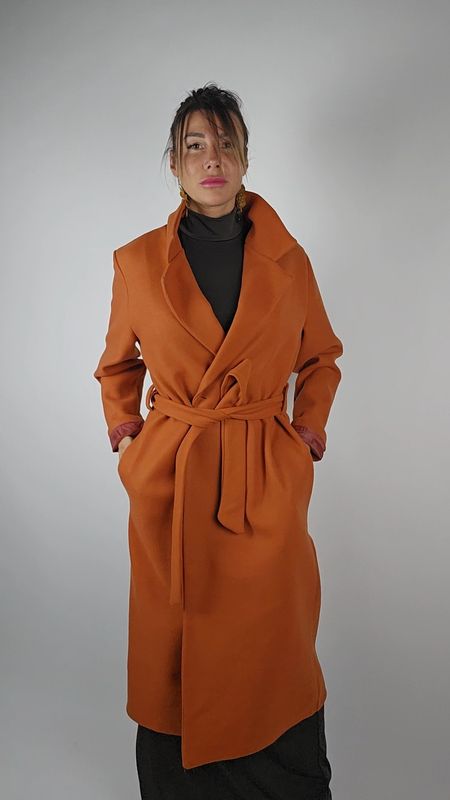 CAPPOTTO CAKI FODERATO INTERNAMENTE