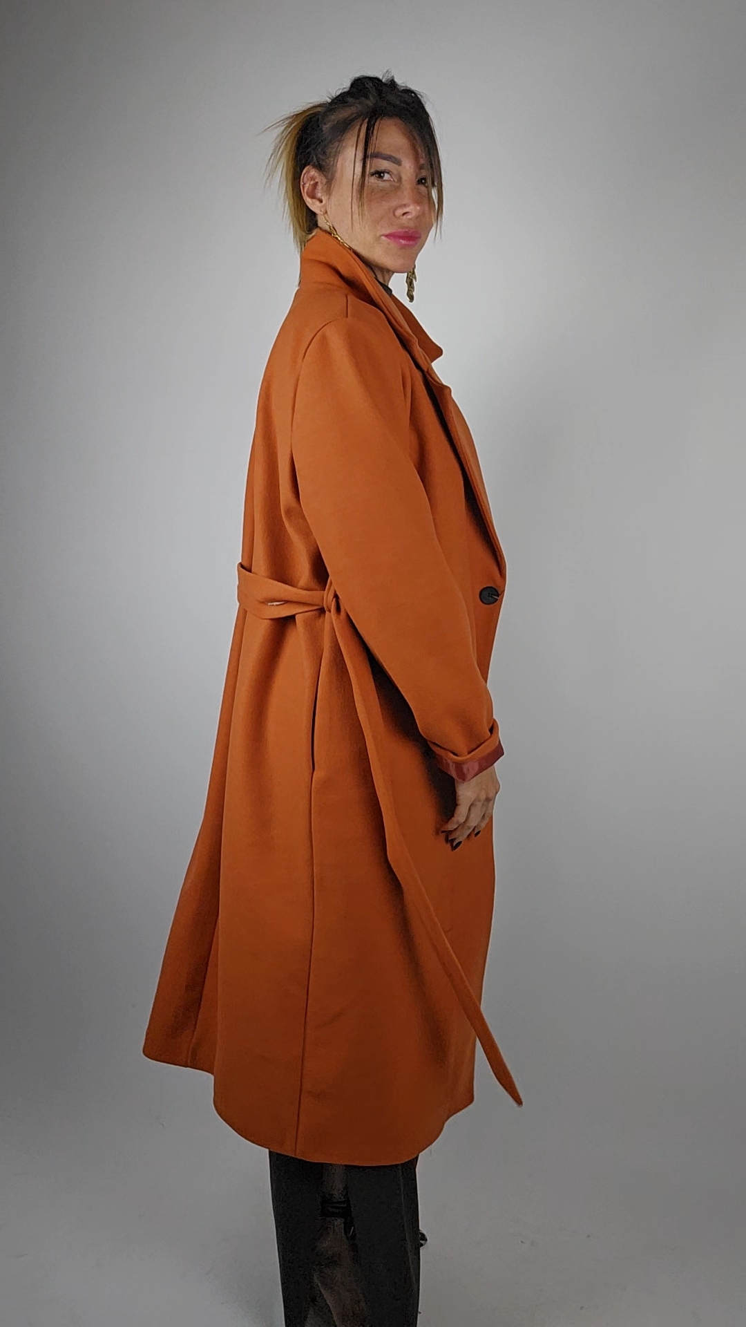 CAPPOTTO CAKI FODERATO INTERNAMENTE