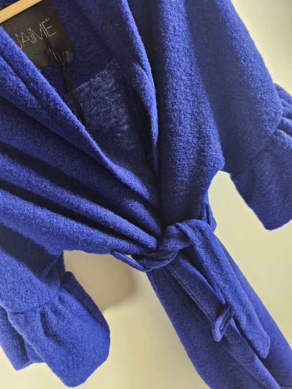 CAPPOTTO IN PANNO CON CINTURA IN VITA CAPPOTTO IN PANNO CON CINTURA IN VITA