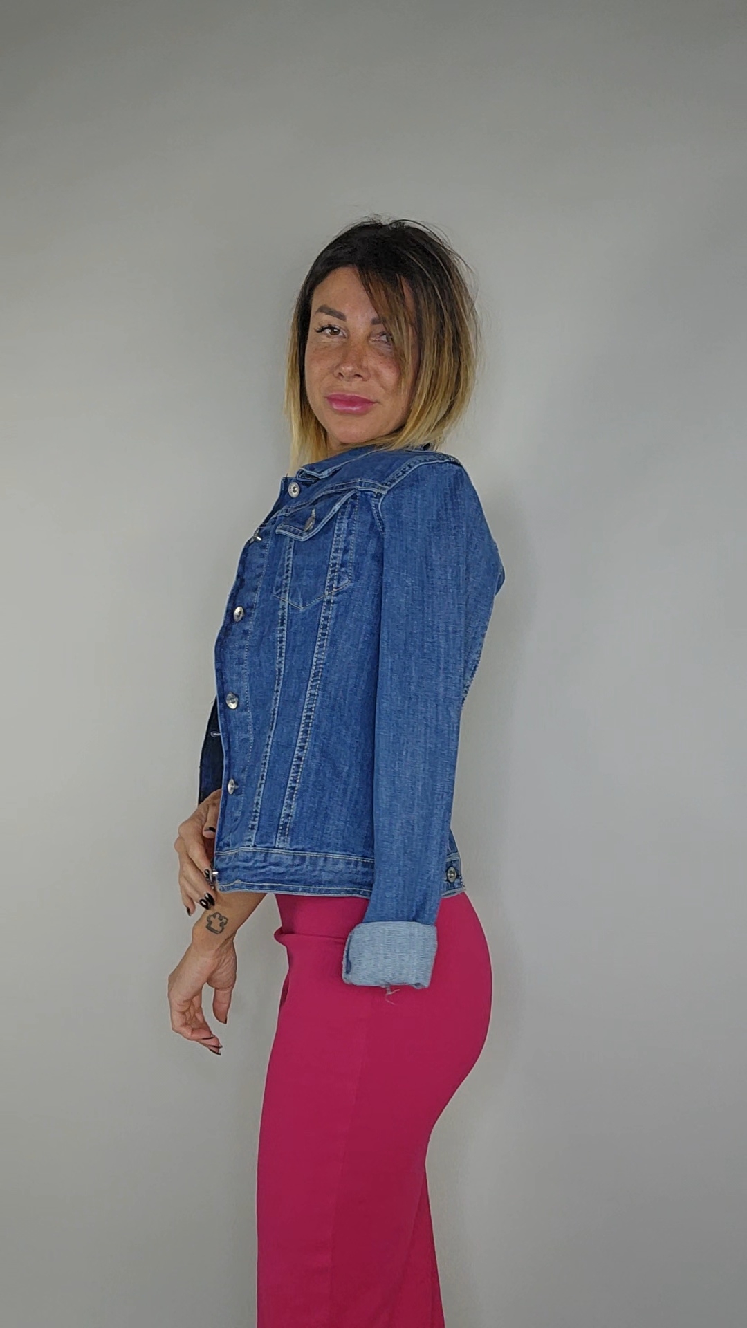 GIUBBINO JEANS SCURO