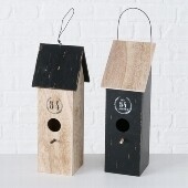 Vogelhaus Nistkasten aus Holz in zwei Varianten