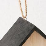 Vogelhaus Holz zwei Sorten