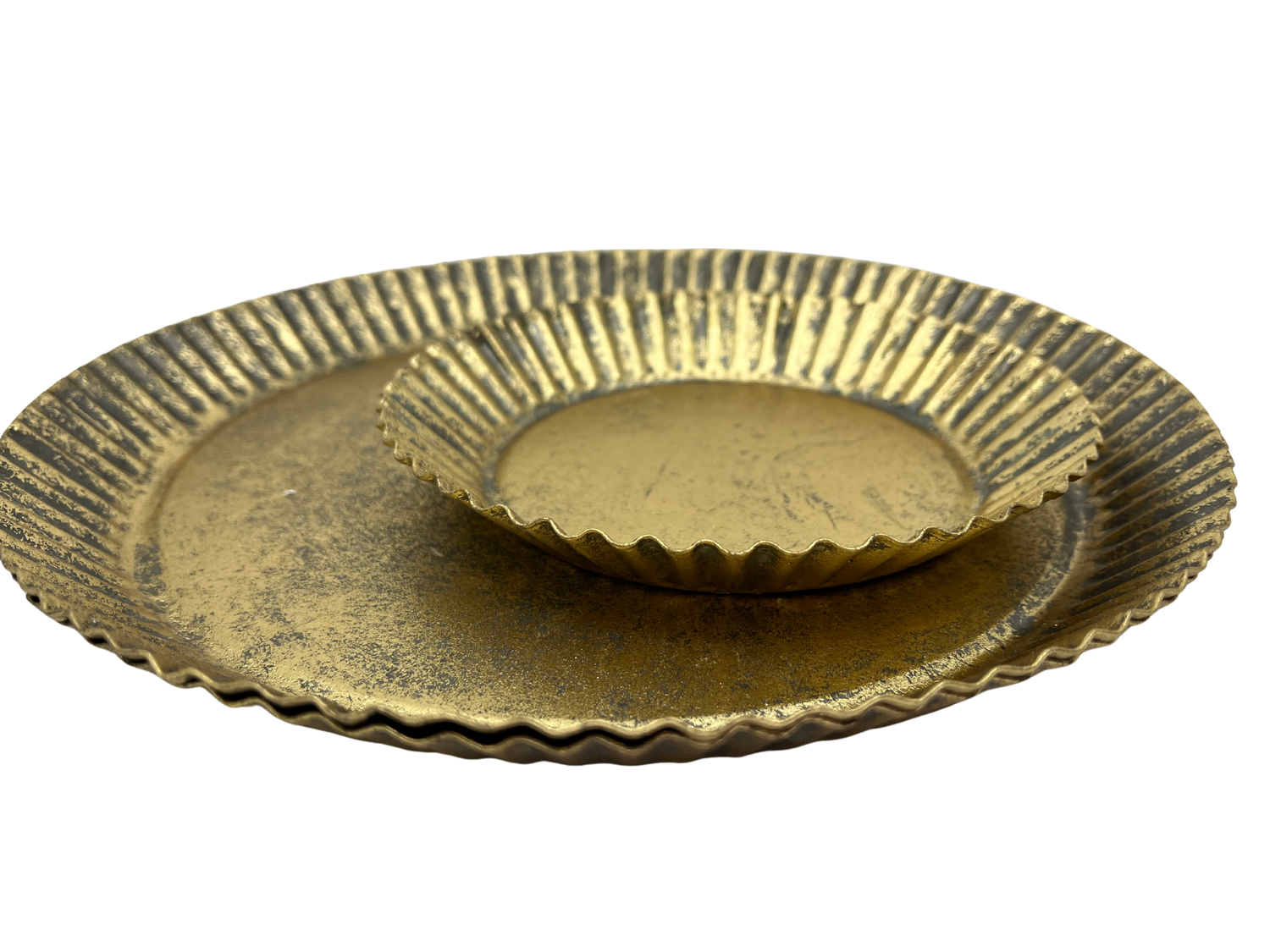 Deko Tablett Gold
