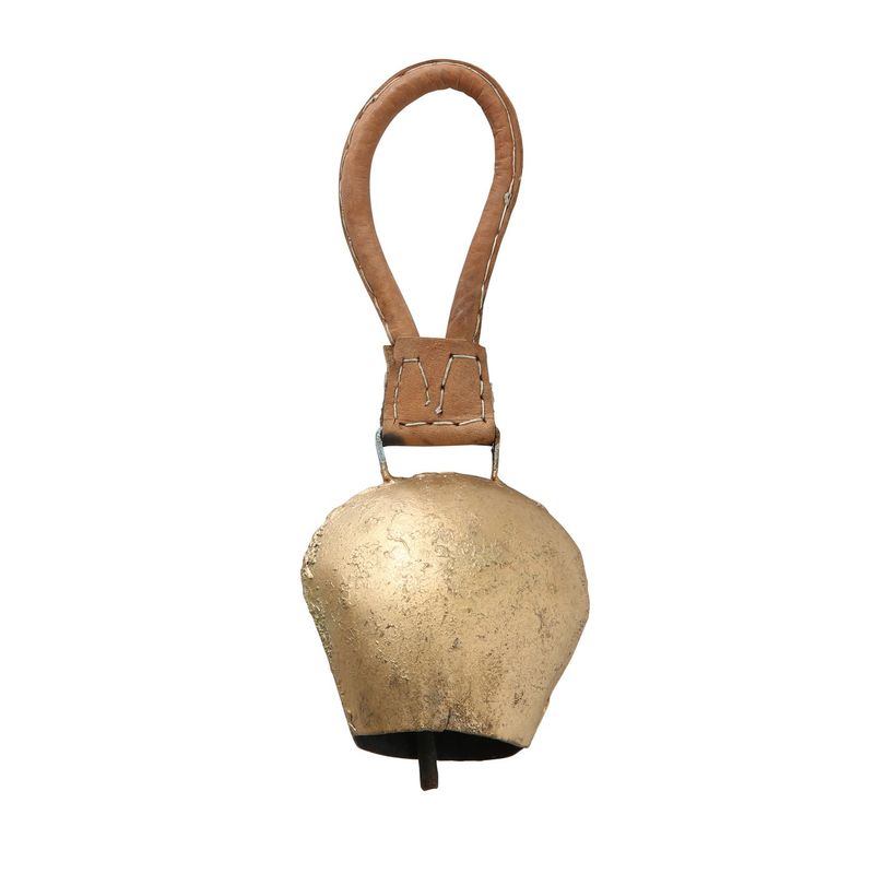 kleine Glocke mit Lederschlaufe