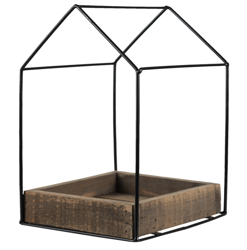 Pflanzenhaus Holz / Metall