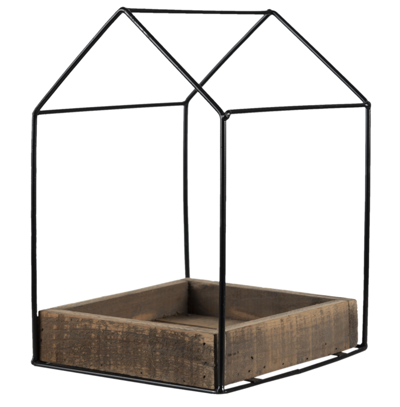 Pflanzenhaus Holz / Metall