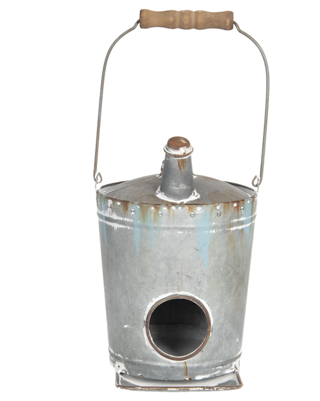 Vogelhaus aus Zink