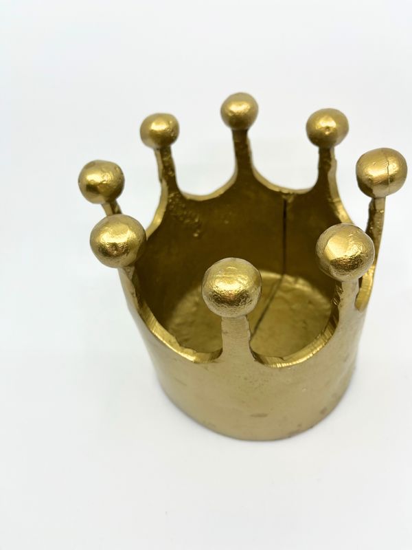 Kronentopf aus Aluminium