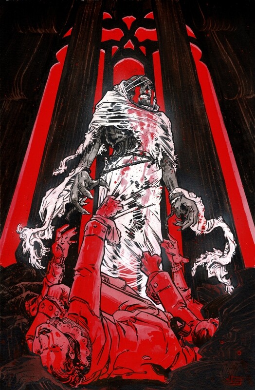 PRINT - The Masque of the Red Death - Int'l E.A. Poe Festival Art