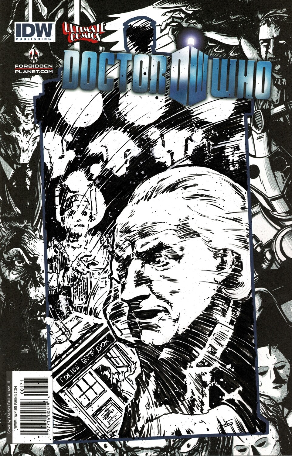 Doctor Who - The First Doctor - sketch cover