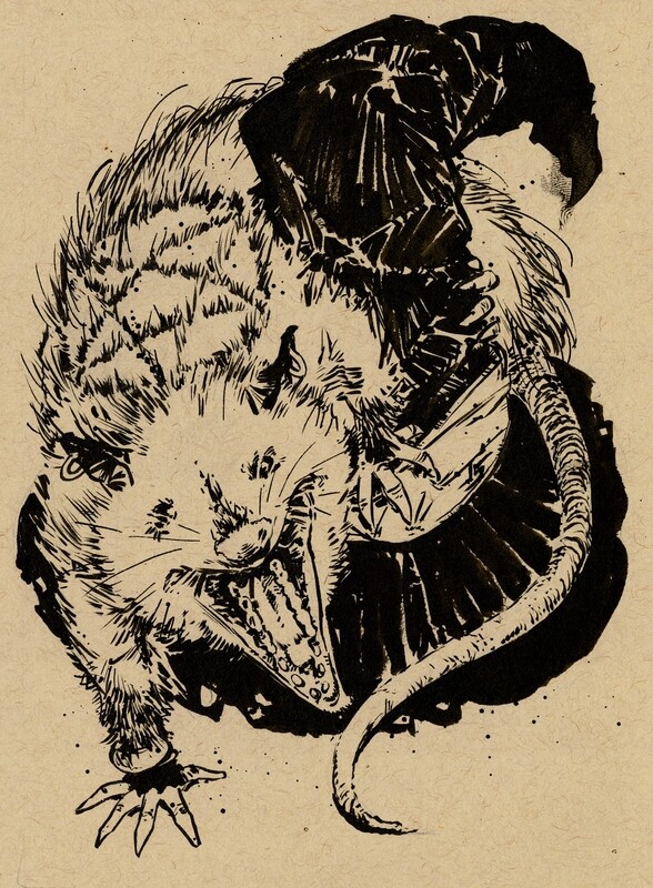 Drawlloween 2020 - 06 - Familiar