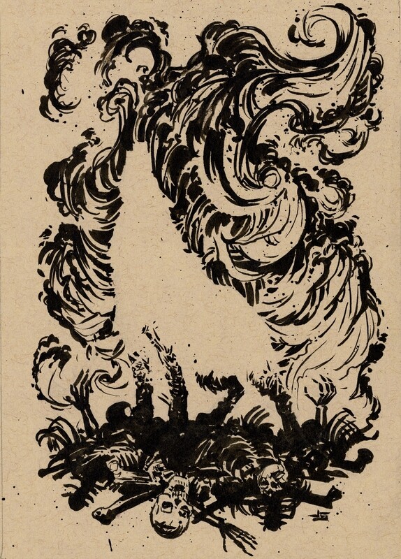 Drawlloween 2020 - 10 - Hellhound Drawlloween 2020 - 10 - Hellhound