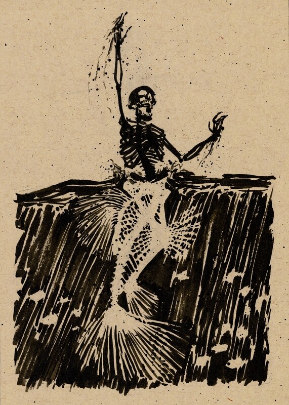 Drawlloween 2020 - 11 -Skeleton