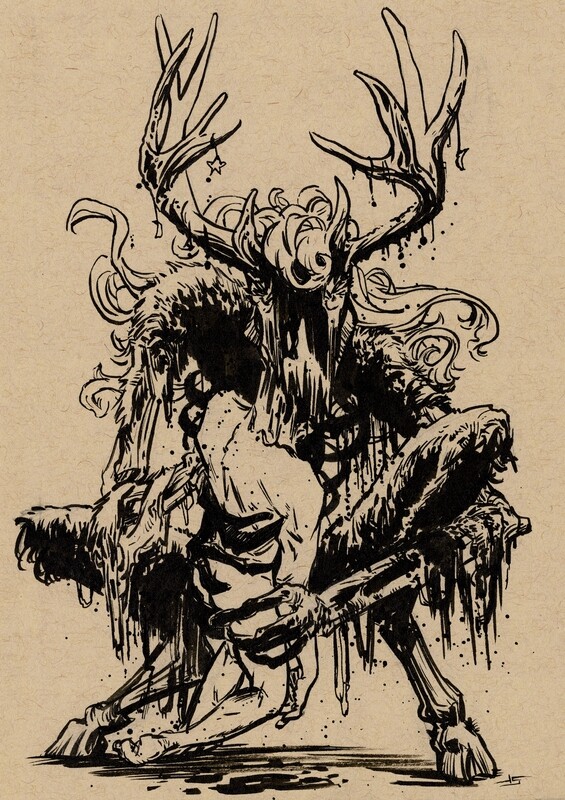 Drawlloween 2020 - 23 - Cryptid