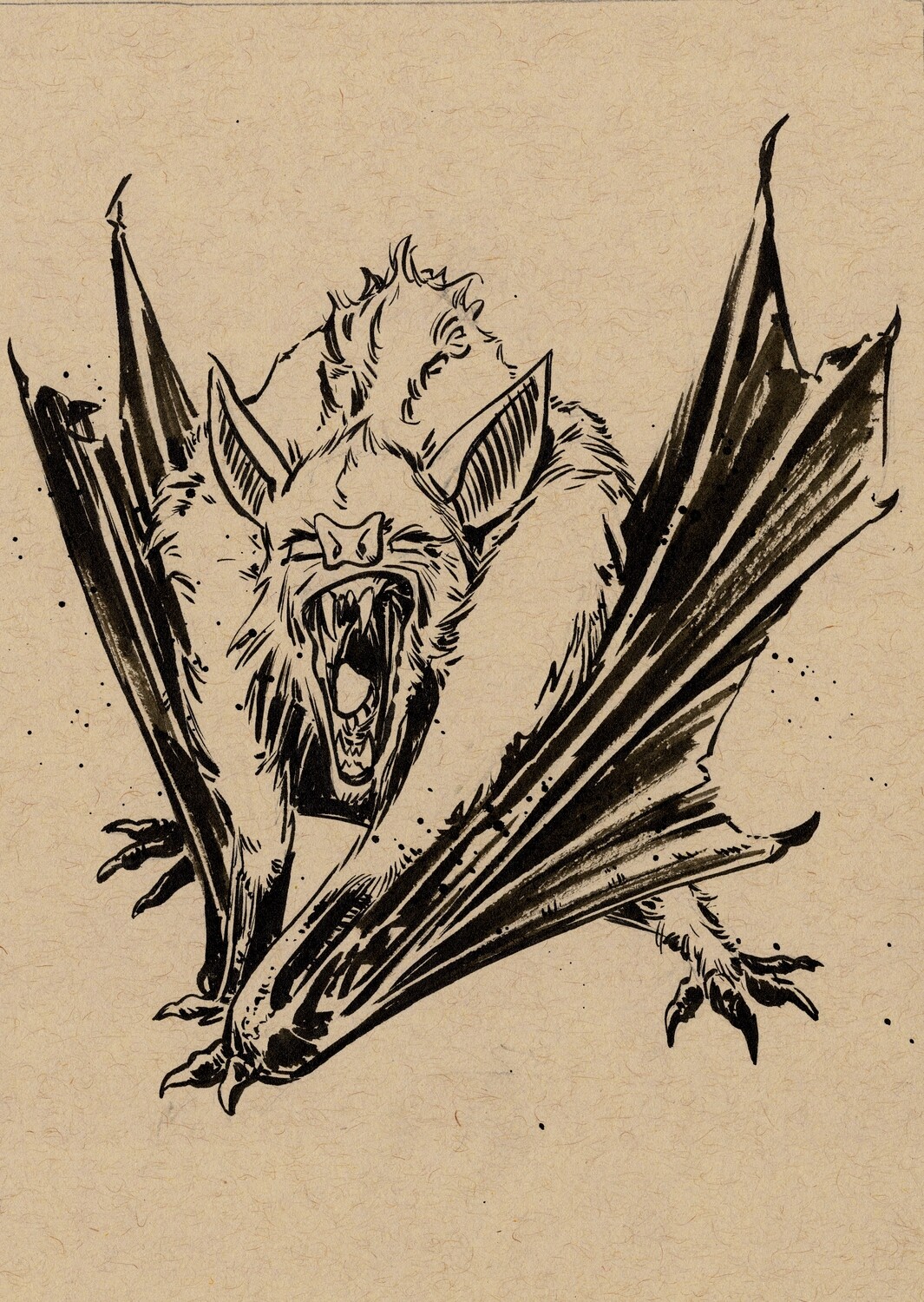 Drawlloween 2020 - 26 - Batsquatch Drawlloween 2020 - 26 - Batsquatch