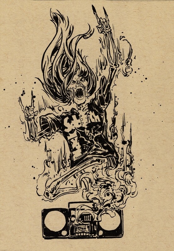 Drawlloween 2020 - 28 - Haunted