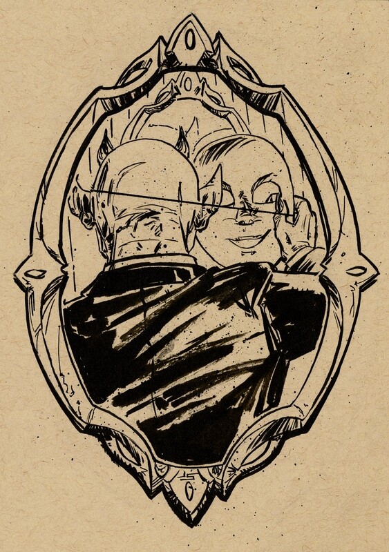 Drawlloween 2020 - 30 - Mask