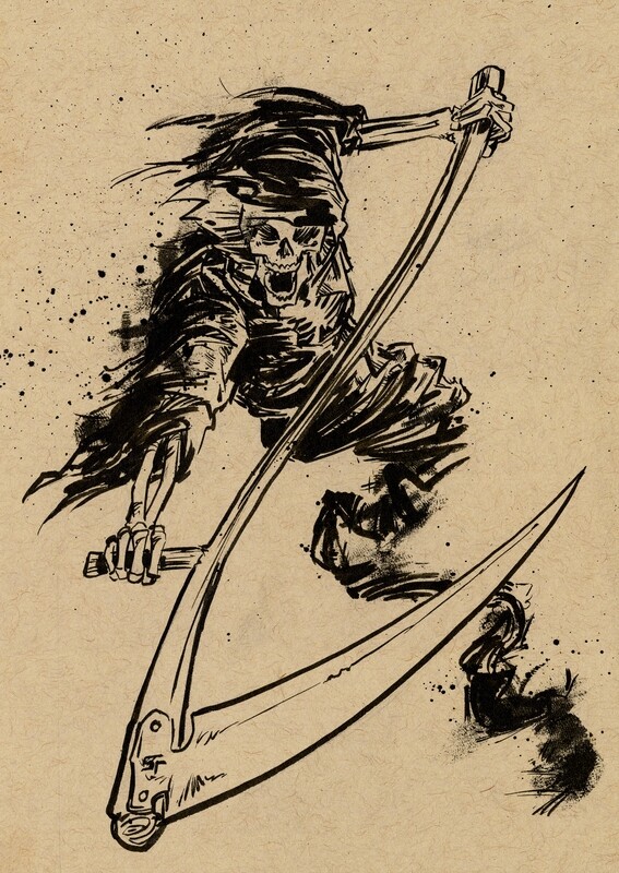 Drawlloween 2020 - 31 - Reaper