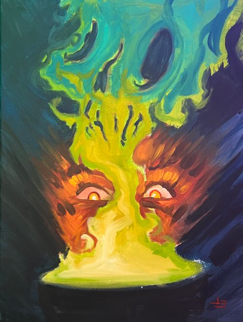 Wizardry 20 min painting