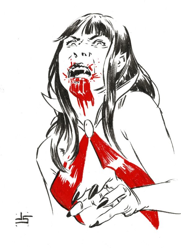 Vampirella 5.5" x 7.5"