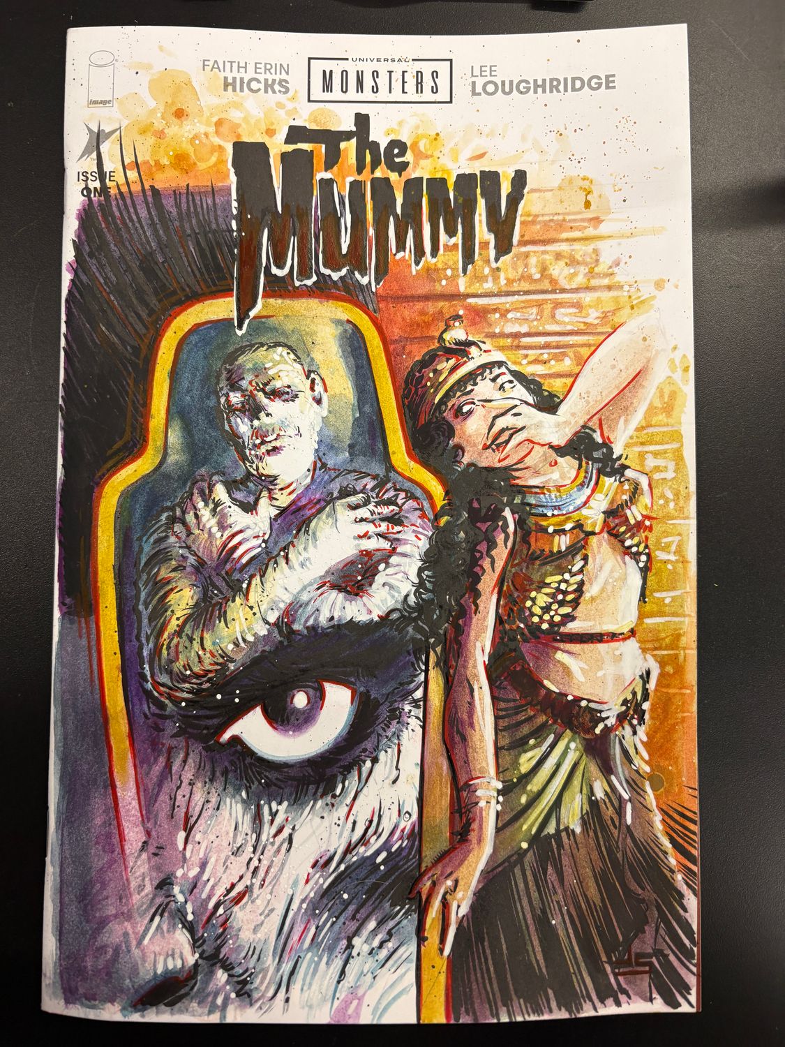 The Mummy sketch cover