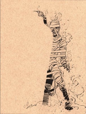 Inktober #26 - I Know a Sarcophaguy Inktober #26 - I Know a Sarcophaguy