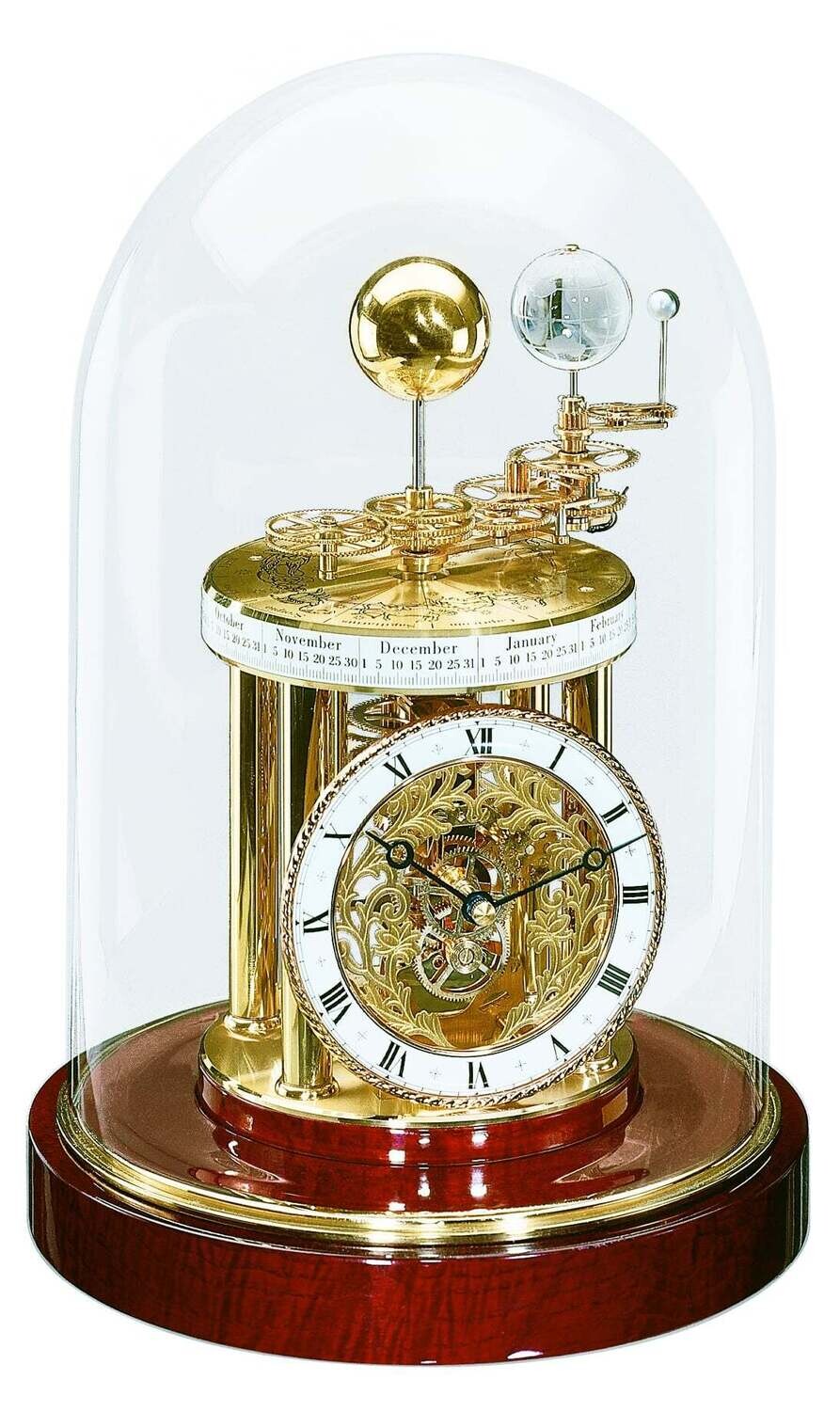 Hermle Astrolabium (Orrery) Table Clock, Battery-Operated
Hermle 22836-072987