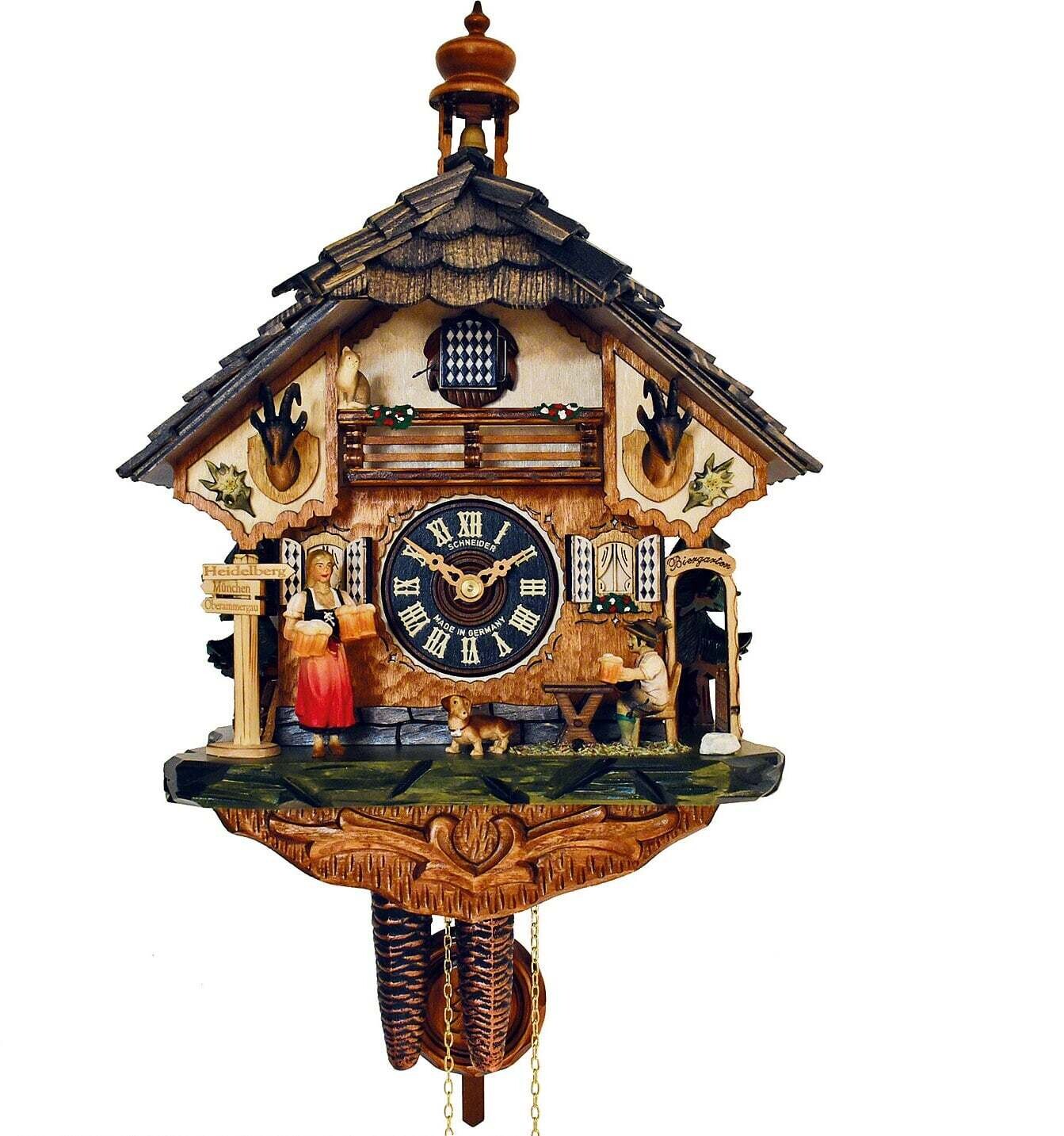 Cuckoo Clock Half-timbered House NEW
1day121-9