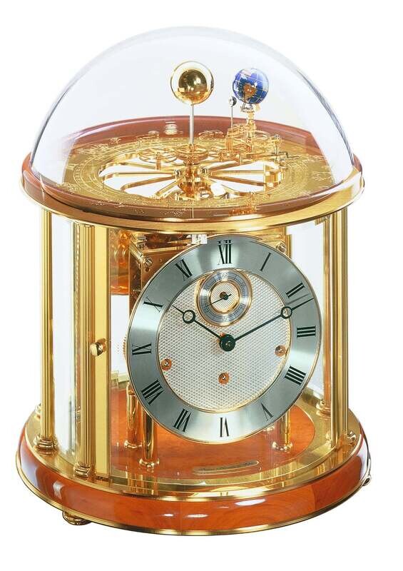 Hermle Tellurium I, Brass and Cherry Table Clock
Hermle 22805-160352