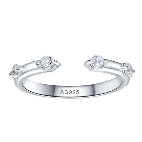 Point drill diamond open ring