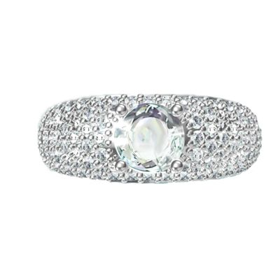 Sparkling full-Pavé ring