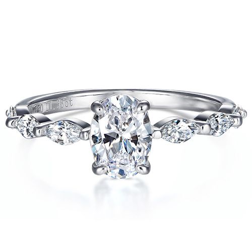 Shining star diamond ring