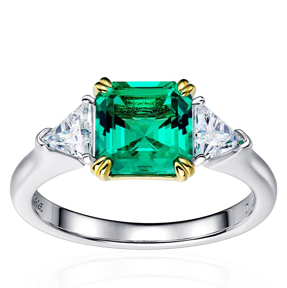 emerald diamond ring