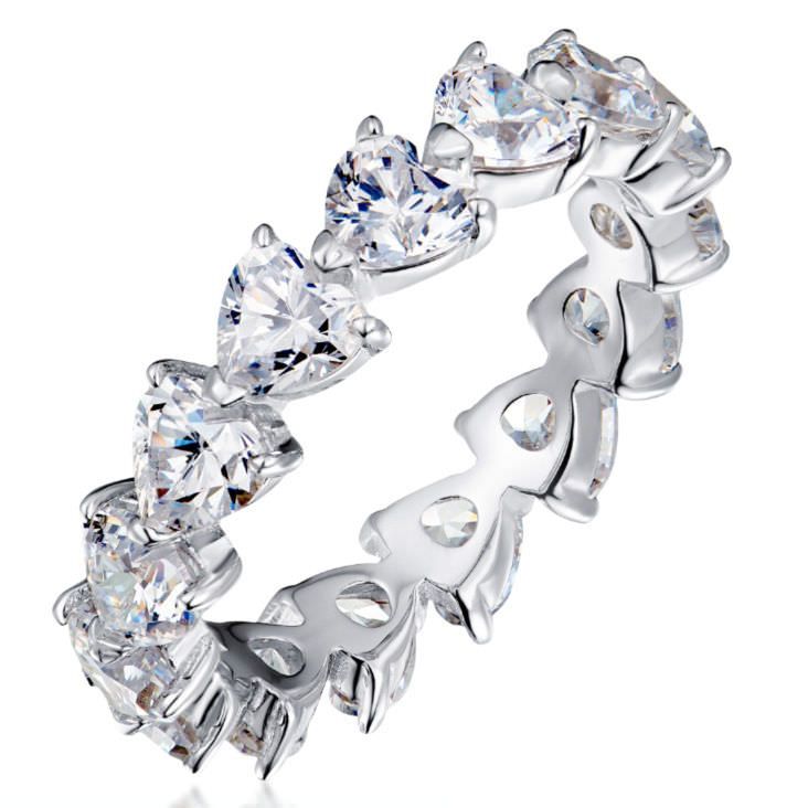 Heart-shaped ring