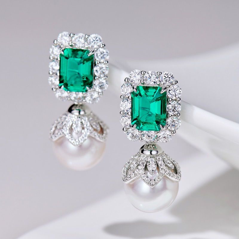 Pearl earrings