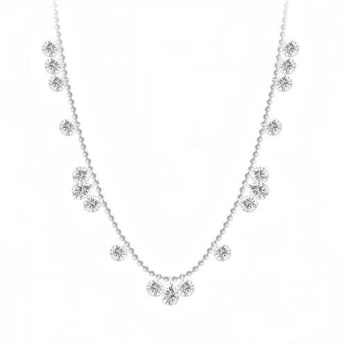 Tassel dew drop necklace