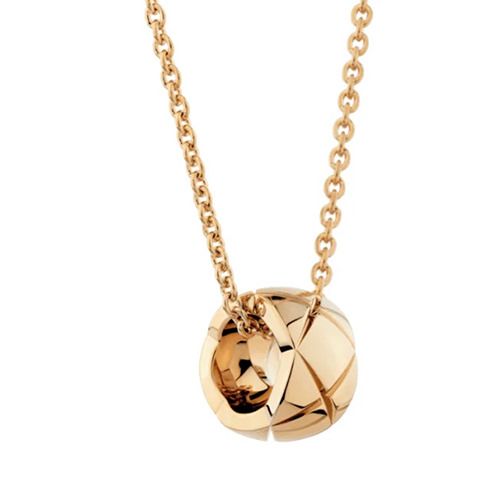Coco gold bean necklace