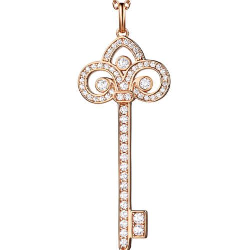Iris key necklace