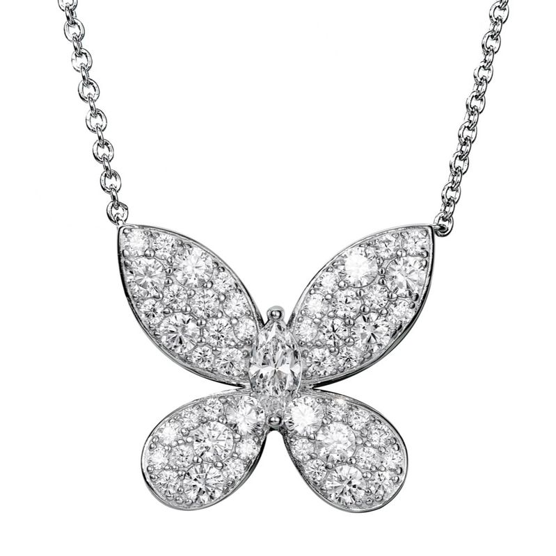 Large  butterfly necklace