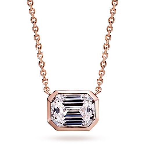Rectangular pagoda necklace
