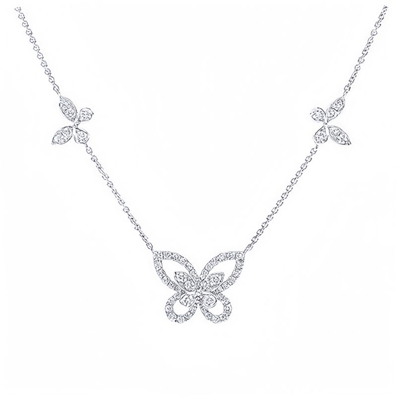 Phantom five butterfly necklace