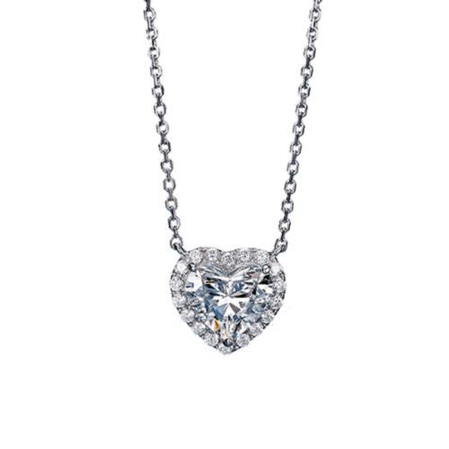 Heart encrusted necklace