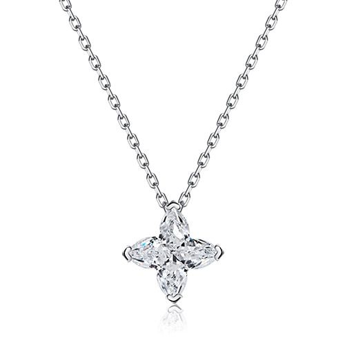 Star cut necklace