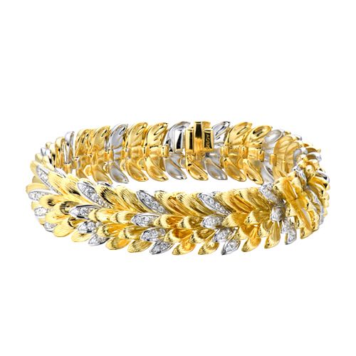 Golden wheat ear soft bracelet