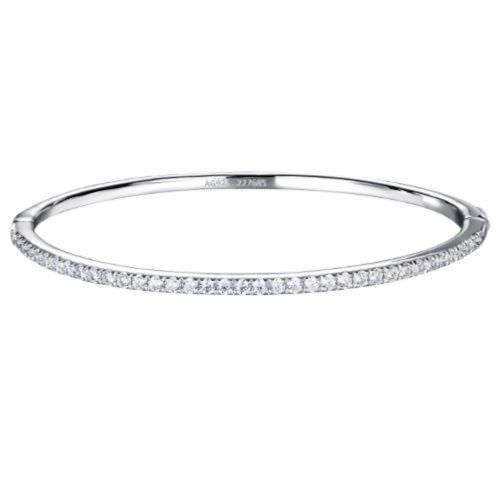 Half circle diamond bracelet