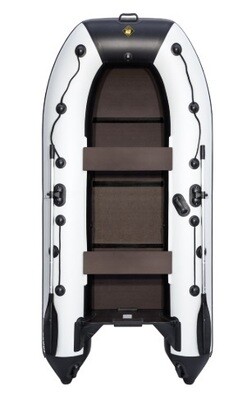 Лодка Ривьера 3200 Компакт С светло-серый/черный