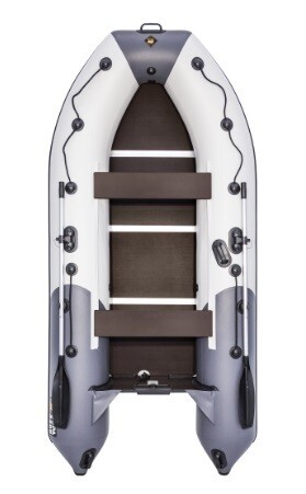 Лодка Ривьера 3400 Компакт СК светло-серый/графит