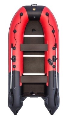 Лодка Ривьера 3200 Компакт СК красный/черный
