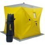 Палатка зимняя утепл. Куб 1,8х1,8 yellow/gray Helios